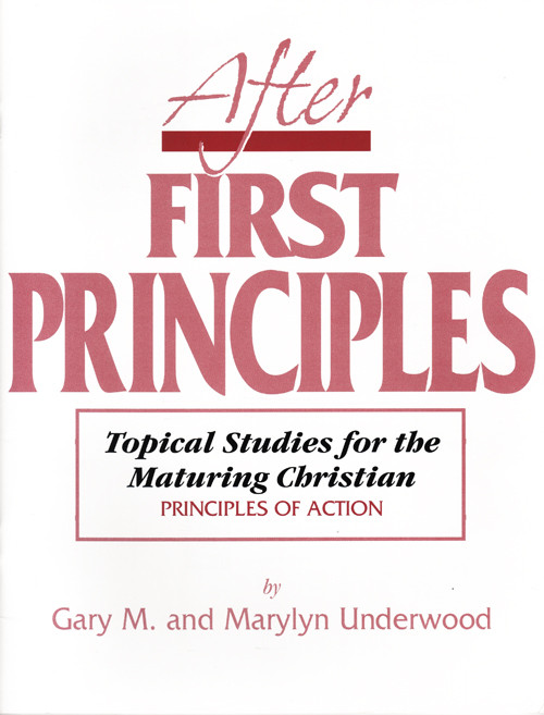 After First Principles After First Principles