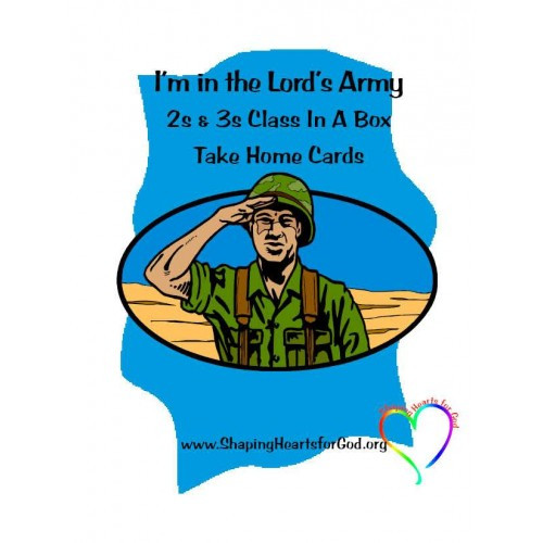 I'm In The Lord's Army Take Home Cards