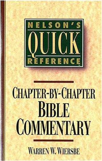 Nelson's Quick Reference Chapter by Chapter