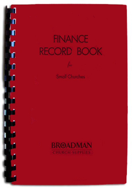Finance Record Book for Small Churches