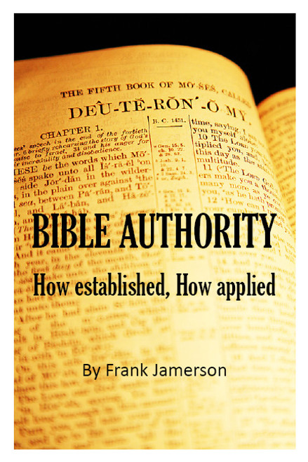 Bible Authority Workbook  Bible Authority Workbook