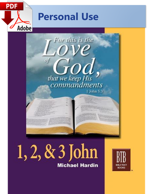 Bible Text Book 1, 2, and 3 John - (PDF) Digital Edition Bible Text Book 1, 2, and 3 John - (PDF) Digital Edition