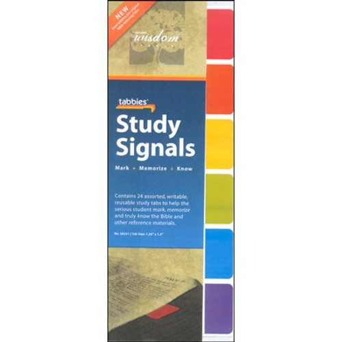 Tabbies Study Signals Bold Colors (24pk)