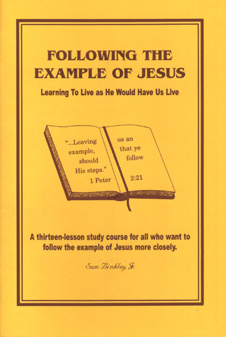 Following the Example of Jesus