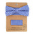 Bow Tie and Matching Pocket Square - Blue Plaid