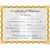 Certificate of Baptism - Waterfall Background Certificate of Baptism - Waterfall Background