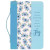 Blue Flowers Bible Cover, Medium