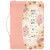 Peach Flowers Bible Cover, Medium
