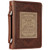 A Man's Heart Plans His Course Bible Cover, Brown, X-Large
