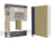 NIV Comfort Print Thinline Reference Bible, Large Print, Cloth over Board, Blue and Tan