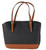 Bible Cover - Wedge Shape - XLG Black/Brown