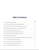 Table of Contents