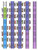 Tabbies - Noah's Ark Rainbow Colored  Tabbies - Noah's Ark Rainbow Colored