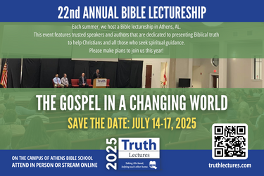 Truth News 4/12/25 - Save the Date! 2025 Truth Lectures full schedule release! Truth News 4/12/25 - Save the Date! 2025 Truth Lectures full schedule release!