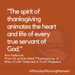 Thanksgiving: A Way of Life