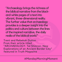 ARCHAEOLOGY: Tel Shimron: New Explorations of an Ancient Border City