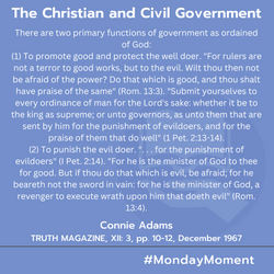 The Christian and Civil Government (part 1)