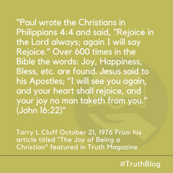 The Joy of Being a Christian