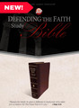 Bible NKJV Defending the Faith Study Bible Maroon Italian Duotone