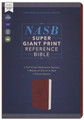 Bible NASB Super Giant Print Reference Comfort Print Leathersoft Brown