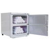 Earthlite UV Hot Towel Cabinet Large 120V White/Silver