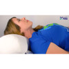Healthy You Premium Cervical Jackson Roll Positioning Pillow Shredded Memory Foam / Fiber Mix Fill