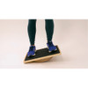 Healthy You Wooden Rocker Balance Board 17.5" Physical Therapy and Standing Desk Trainer