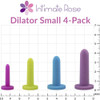 Intimate Rose Silicone Vaginal Dilators Small Pack - Size 1-4