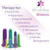 Intimate Rose Silicone Vaginal Dilators Large Pack - Size 5-8
