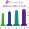 Intimate Rose Silicone Vaginal Dilators Large Pack - Size 5-8