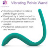 Intimate Rose Vibrating Pelvic Floor Wand and Massage Therapy Tool