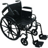 ProBasics K2 Standard Hemi Wheelchair 18" x 16" with Swing-Away Footrests