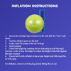 Healthy You Inflatable Anti Burst Exercise Balls