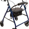 Roscoe Basic Steel Rollator with Padded Seat