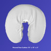 Healthy You Reusable 100% Microfiber Massage Face Cradle Cover - White Bulk Case 10/Pack