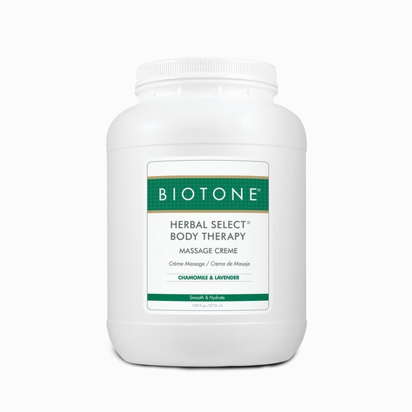 Biotone Herbal Select Body Therapy Massage Creme 1 Gallon