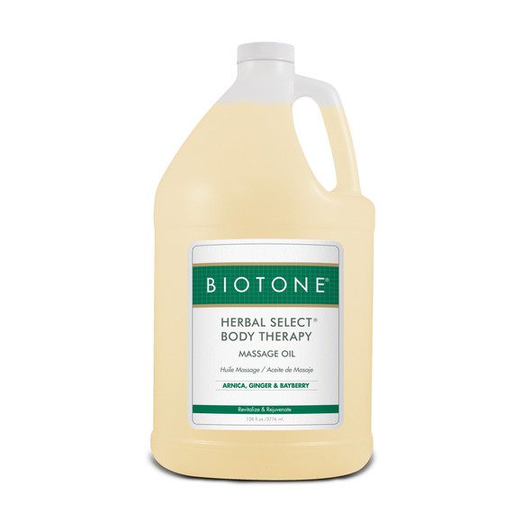 Biotone Herbal Select Body Therapy Massage Oil 1 Gallon