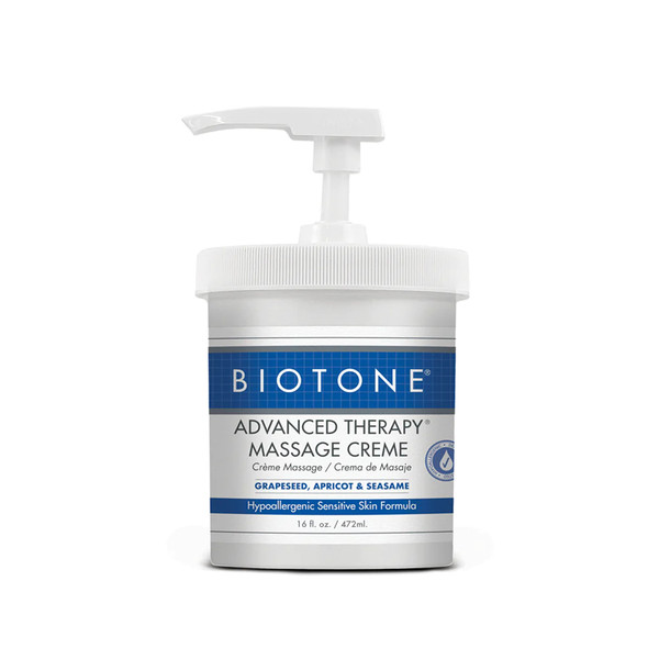 Biotone Advanced Therapy Massage Creme 16 oz Pump