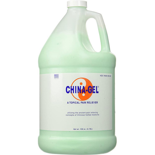 China-Gel Topical Pain Reliever 1 Gallon Green (d)