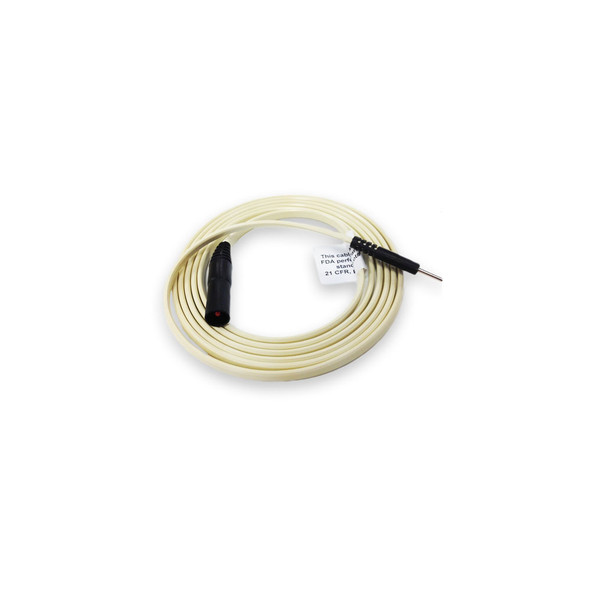 Canadian Medical Products Single Shielded Banana to .080 Pin 6 ft Lead Wire