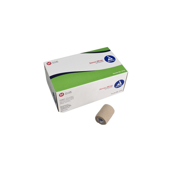 Sensi-Wrap Self Adherent Bandage 3" x 5 yd Tan 24/Pack