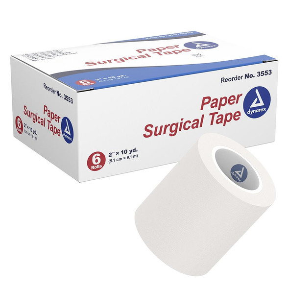 Dynarex Paper Surgical Tape 2" x 10 yds 6/box