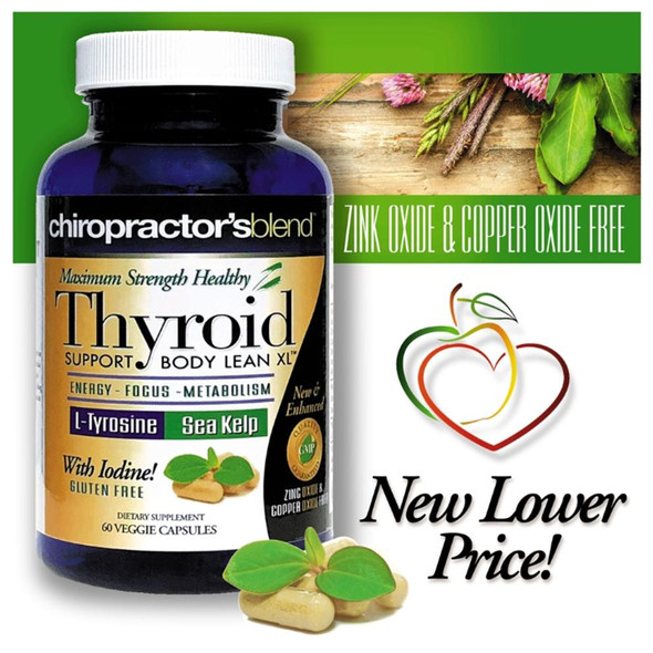 Chiropractor's Blend Thyroid Support Body Lean XL 60 Capsules