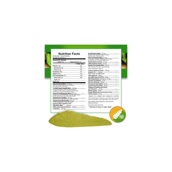 Chiropractor's Blend PH50 Protein Greens Natural Vanilla Flavor - Gluten Free & Dairy Free