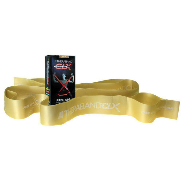 TheraBand CLX Consecutive Loops 5' Gold/Max Heavy