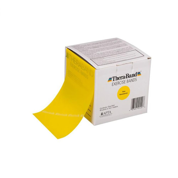Thera-Band Exercise Bands 50 Yard Roll Yellow Thin