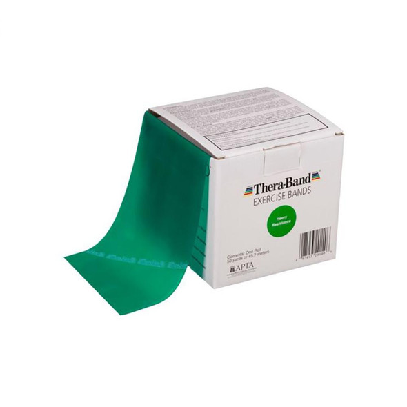 Thera-Band Exercise Bands 50 Yard Roll Green Heavy