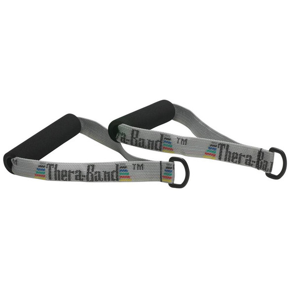 Thera-Band Exercise Handles With D-Ring Connector - set of 2 (d)