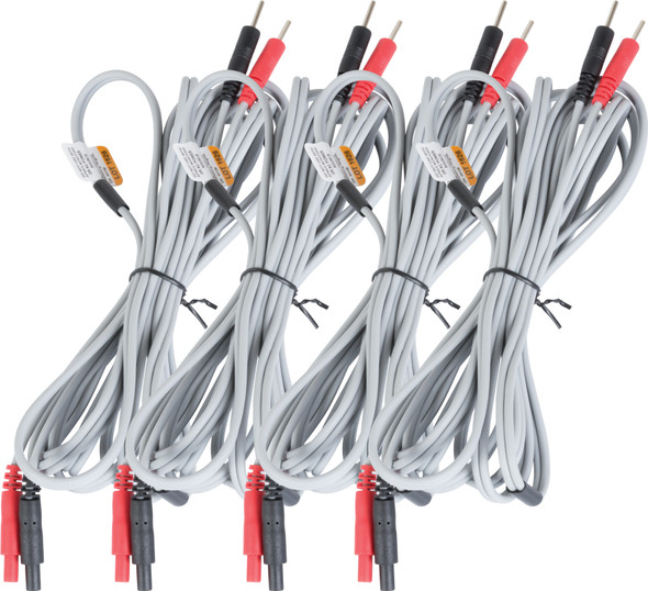 110” Shielded Gray Tangle Free Lead Wires for EX4 and CX4 Models 4/pk