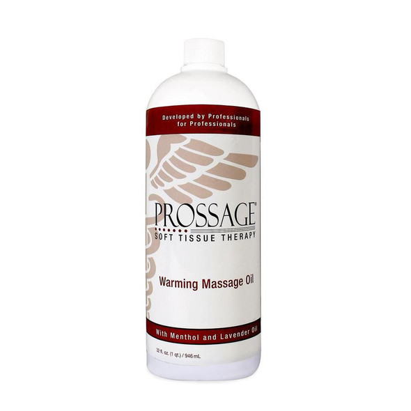 Prossage Heat Warming Massage Oil 32 fl oz Bottle (d)